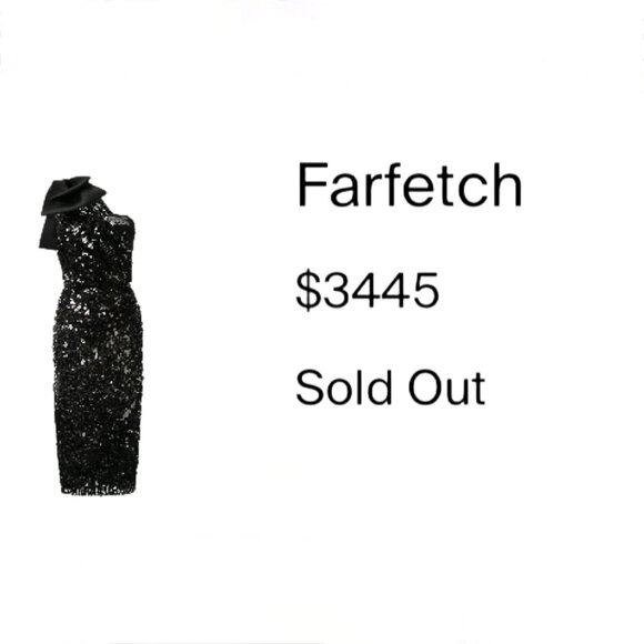 Dolce & Gabbana  Follow Bow-Embellished Sequin Dress Size 44 IT, M US NEW - Picture 11 of 13